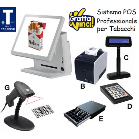 Sistema POS per Bar Tabacchi & Gratta e Vinci Professionale